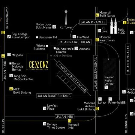 Ceylonz Suites Kuala Lumpur, Roam Dış mekan fotoğraf