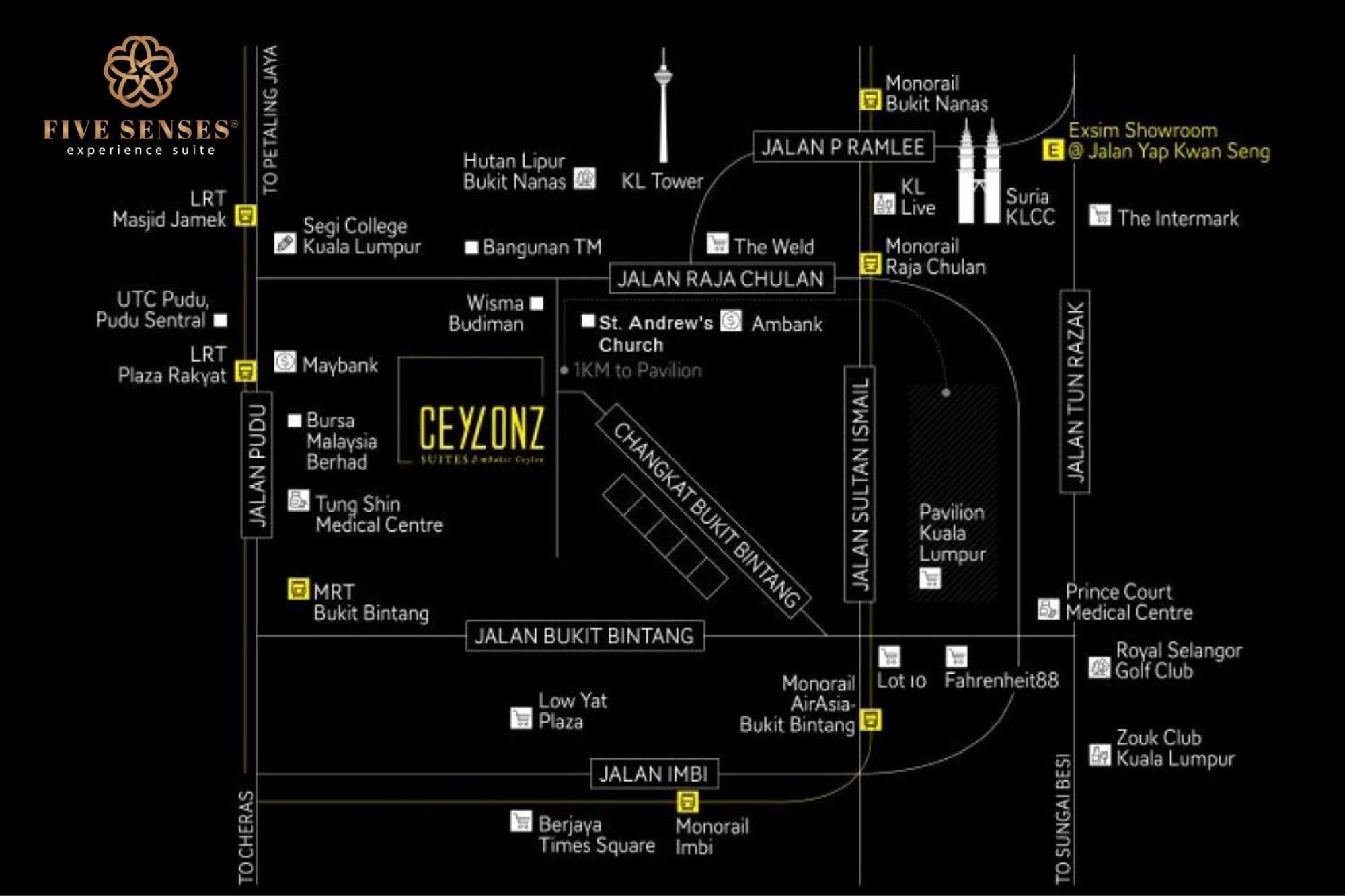 Ceylonz Suites Kuala Lumpur, Roam Dış mekan fotoğraf